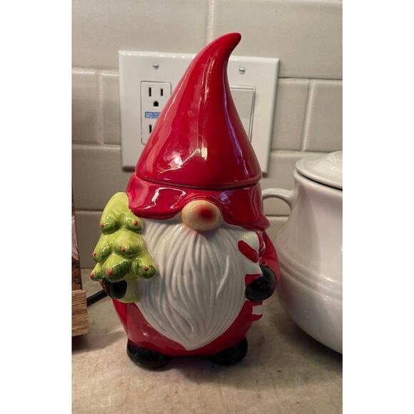 American Atelier gnome cookie jar super cute! 10-1/2" - Picture 1 of 8